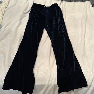 Zara navy velvet pants